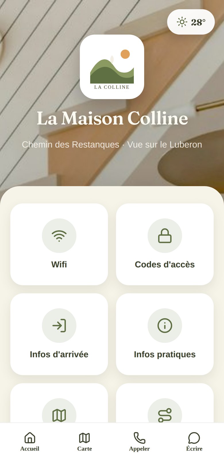 Exemple de livret d'accueil : maison de campagne