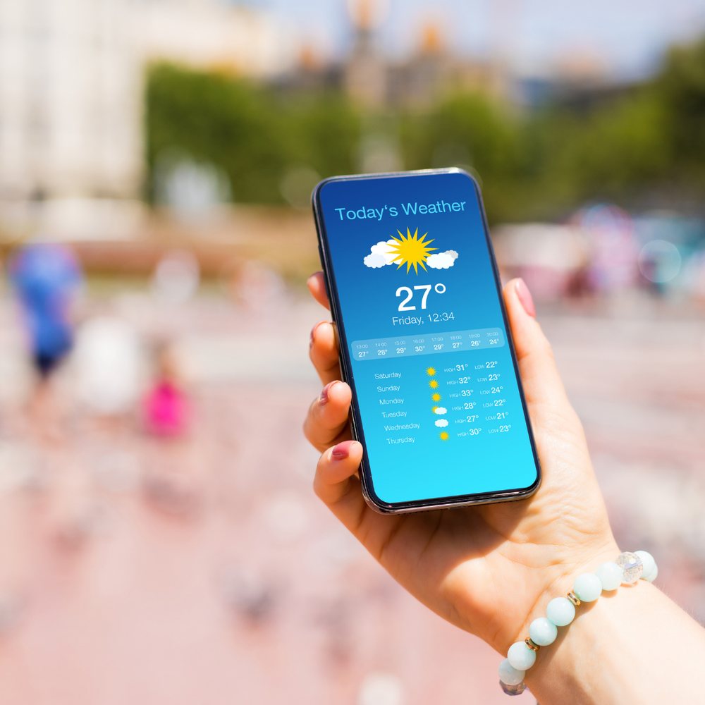 Le module Météo du livret d'accueil digital