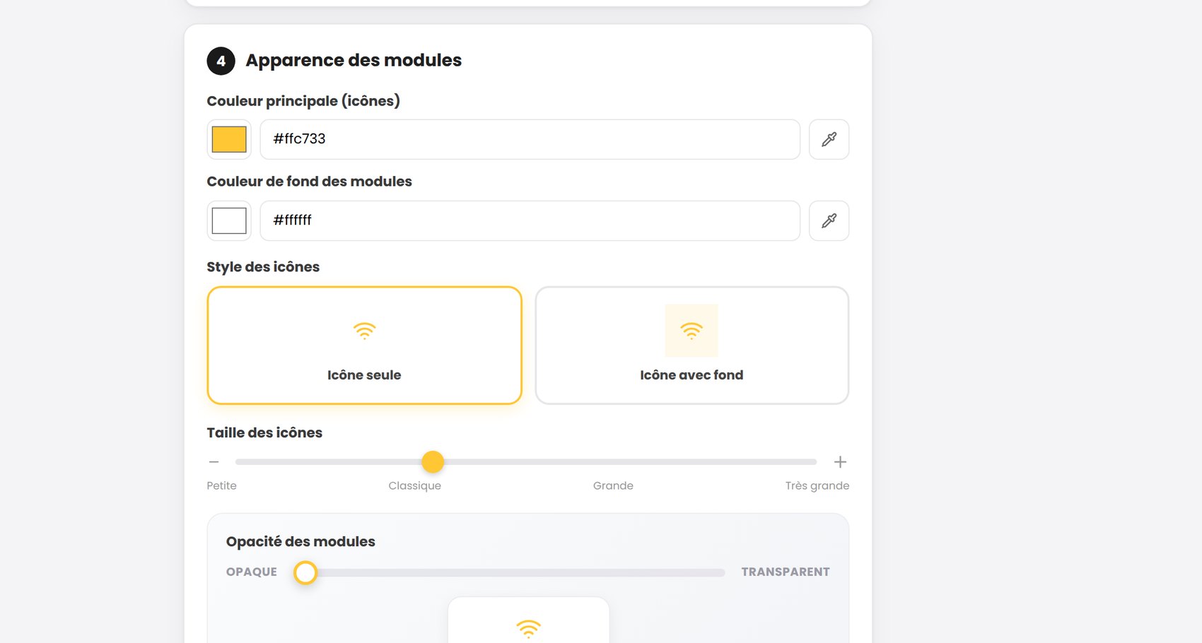 Comment changer les couleurs du livret ?