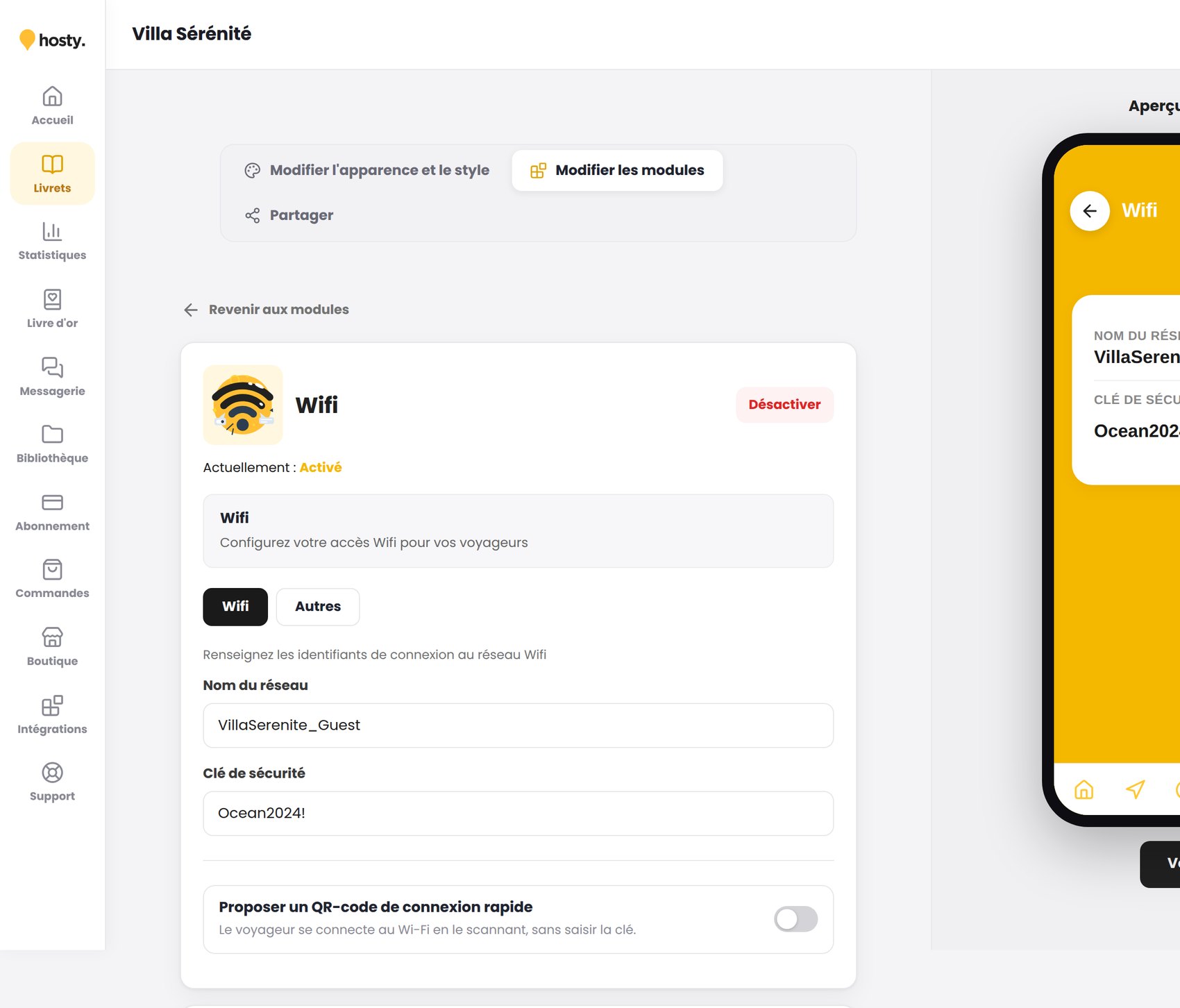 Comment configurer le module Wifi ?